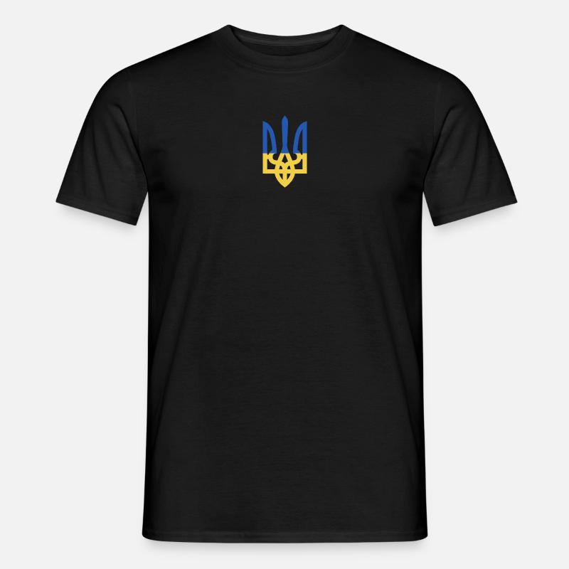 Ukraine - Männer T-Shirt - Schwarz