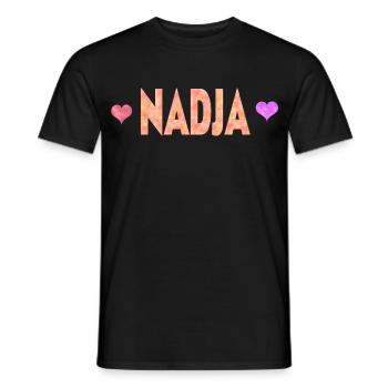 Nadja - T-shirt homme - noir - Devant - AI Model Male 178 light (178cm)