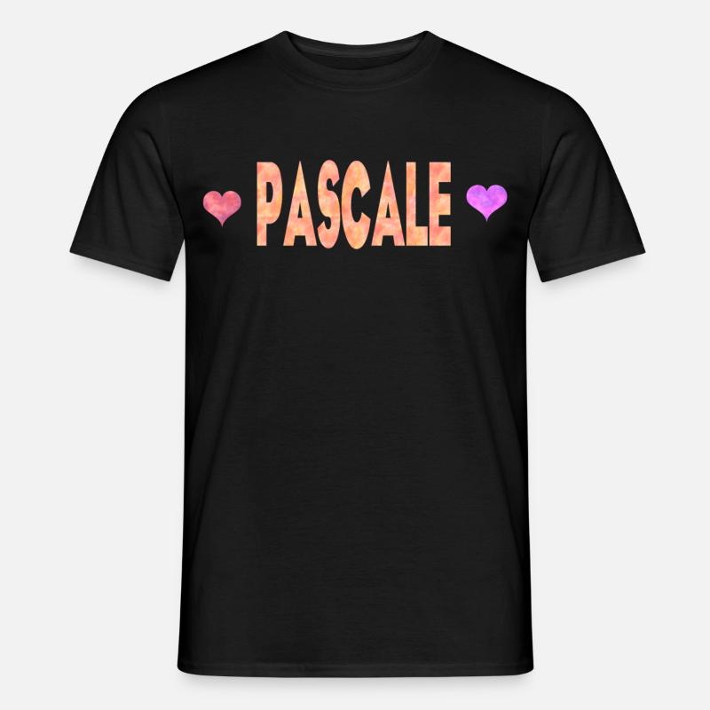 Pascale - Männer T-Shirt - Schwarz