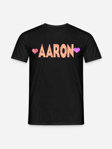 Aaron - T-shirt homme - noir