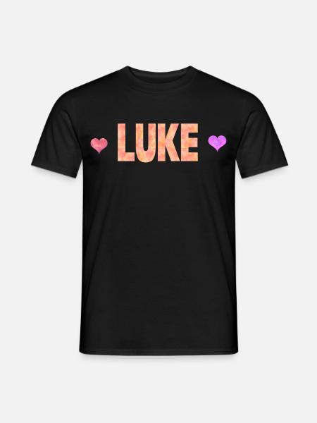 Luke - Männer T-Shirt - Schwarz