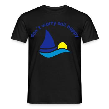 sailor - Men's T-Shirt - black - Front - AI Model Male 178 light (178cm)