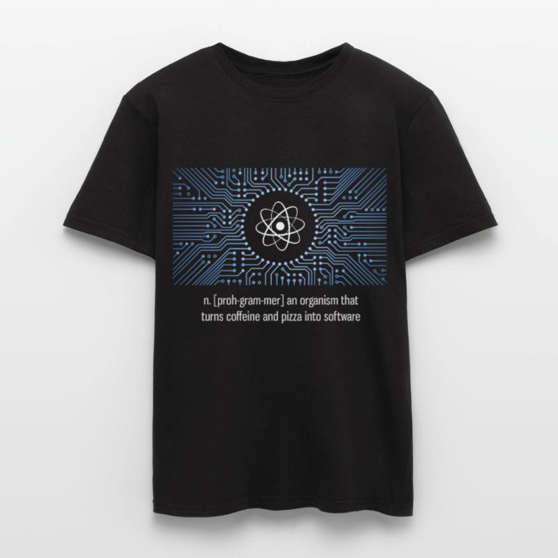 nerd programmateur urknall platine CPU pc code LOL T-shirt homme