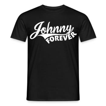 Johnny Forever - T-shirt homme - noir - Devant - AI Model Male 178 light (178cm)