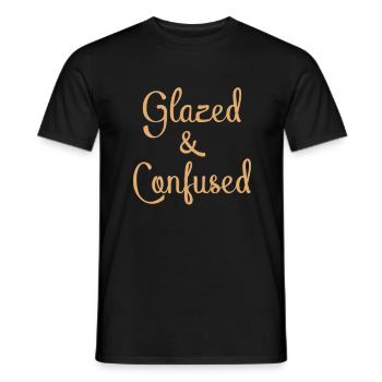 Poterie émaillée et confuse - T-shirt homme - noir - Devant - AI Model Male 178 light (178cm)