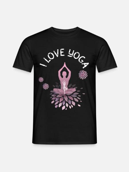 Yoga om spirituel bouddha namaste femme cours sport - T-shirt homme - noir