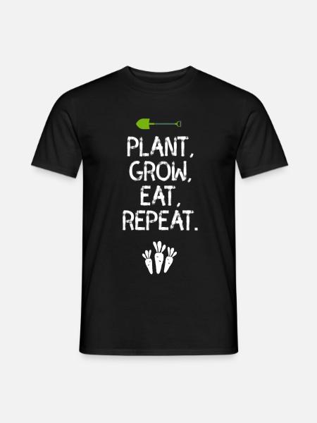 garden gardener farmer organic bio vegan farmer - Men's T-Shirt - black