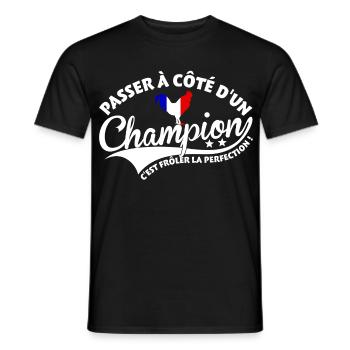 Champion Perfection - T-shirt homme - noir - Devant - AI Model Male 178 light (178cm)