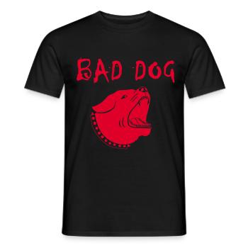 Wicked dog - Men's T-Shirt - black - Front - AI Model Male 178 light (178cm)