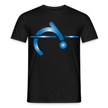 hoogspringen - Heren T-shirt - zwart - Voor - AI Model Male 178 light (178cm)