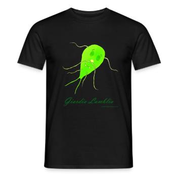 Giardia Lamblia - Männer T-Shirt - Schwarz - Vorne - AI Model Male 178 light (178cm)