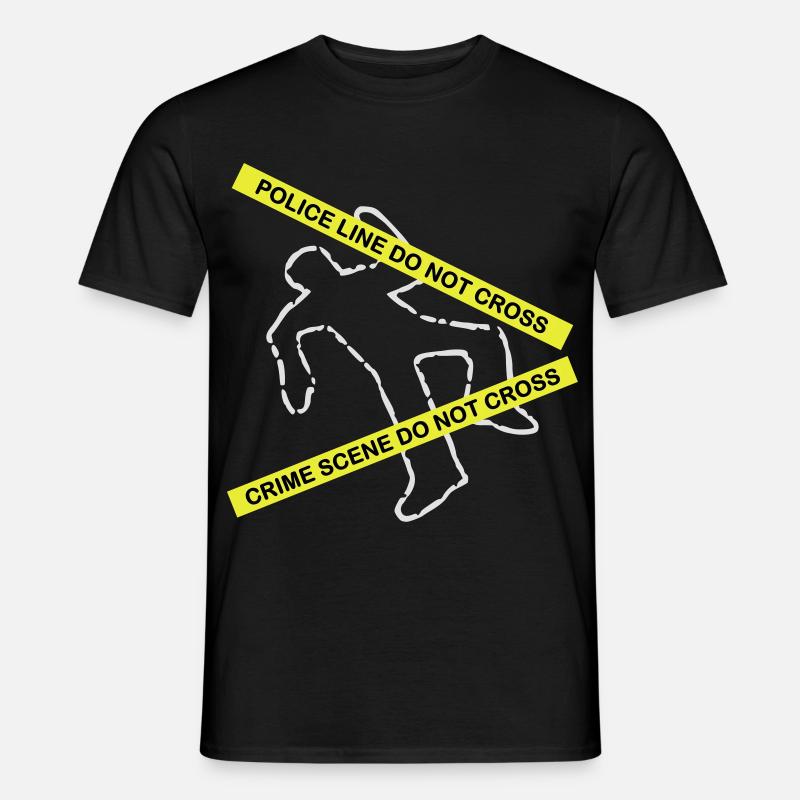 Tatort-Set - Männer T-Shirt - Schwarz
