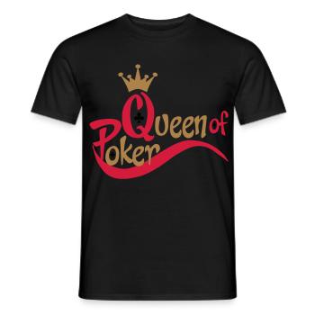 poker - T-shirt homme - noir - Devant - AI Model Male 178 light (178cm)