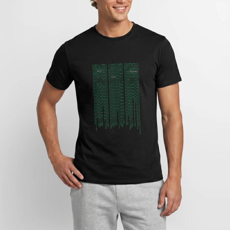Matrix code Men's T-Shirt