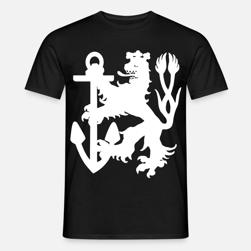 Düsseldorf - Düsseldorfer Löwe - Männer T-Shirt - Schwarz