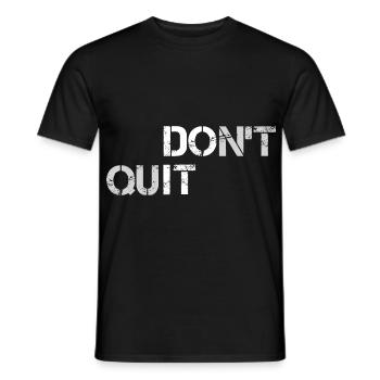 Motivation de l'athlète - T-shirt homme - noir - Devant - AI Model Male 178 light (178cm)