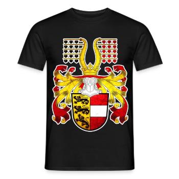 Carinthie - T-shirt homme - noir - Devant - AI Model Male 178 light (178cm)