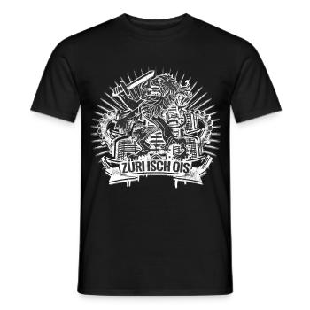 Zürich - Züri isch ois - Männer T-Shirt - Schwarz - Vorne - AI Model Male 178 light (178cm)