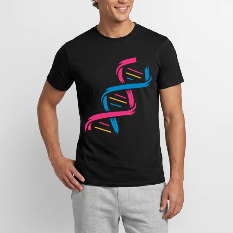 La structure d'une molécule d'ADN T-shirt homme