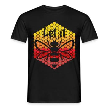 Lass es sein Vintage - Männer T-Shirt - Schwarz - Vorne - AI Model Male 178 light (178cm)