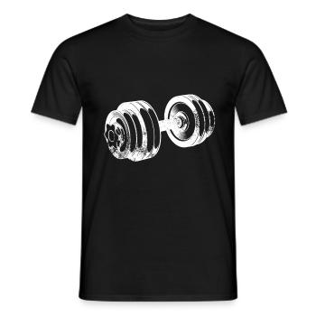 Training - Männer T-Shirt - Schwarz - Vorne - AI Model Male 178 light (178cm)