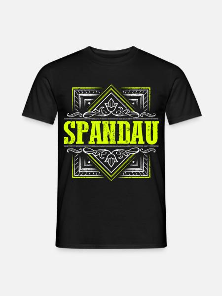 Berlin Spandau - für Berliner - Spandauer - Männer T-Shirt - Schwarz