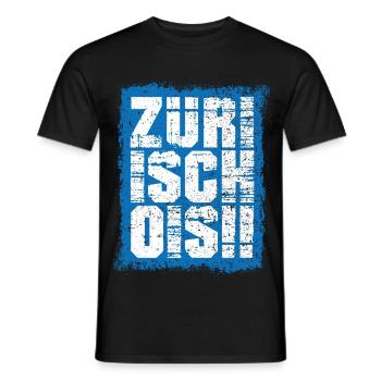 Züri isch ois - Zürich - Männer T-Shirt - Schwarz - Vorne - AI Model Male 178 light (178cm)