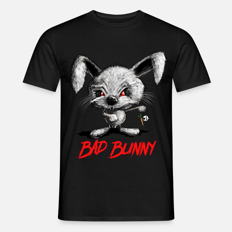 Halloween Vampire Rabbit I Rabbit I Evil Rabbit - Men’s T-shirt - black