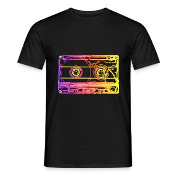 Années 90 - T-shirt homme - noir - Devant - AI Model Male 178 light (178cm)