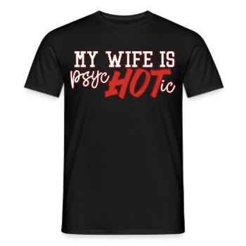 Femme Mariage - T-shirt homme - noir - Devant - AI Model Male 178 light (178cm)