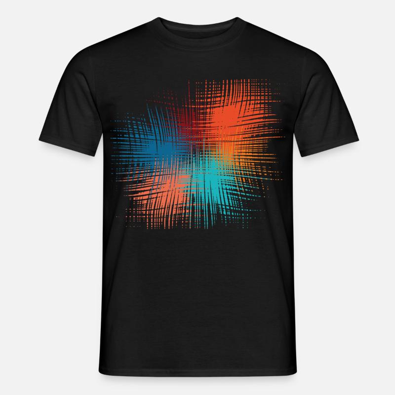 Explosion der Farben - Männer T-Shirt - Schwarz