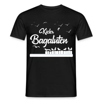 Kieler Bagaluten - Männer T-Shirt - Schwarz - Vorne - AI Model Male 178 light (178cm)