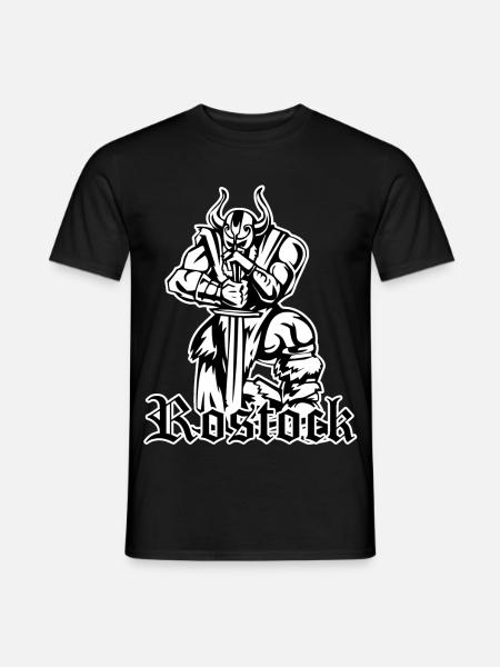 Rostock Rostock Vikings - Design - T-shirt herr - svart