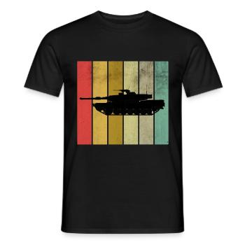tank - Men's T-Shirt - black - Front - AI Model Male 178 light (178cm)