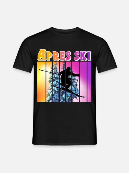 Apres ski - Men's T-Shirt - black