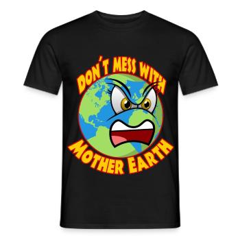 Klima Planet B Klimaschutz Greta - Männer T-Shirt - Schwarz - Vorne - AI Model Male 178 light (178cm)