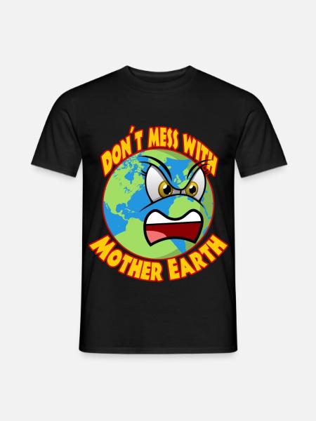 Climate Planet B Climate Protection Greta - Men's T-Shirt - black