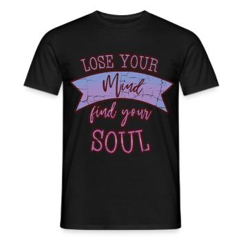 Meditation - Männer T-Shirt - Schwarz - Vorne - AI Model Male 178 light (178cm)