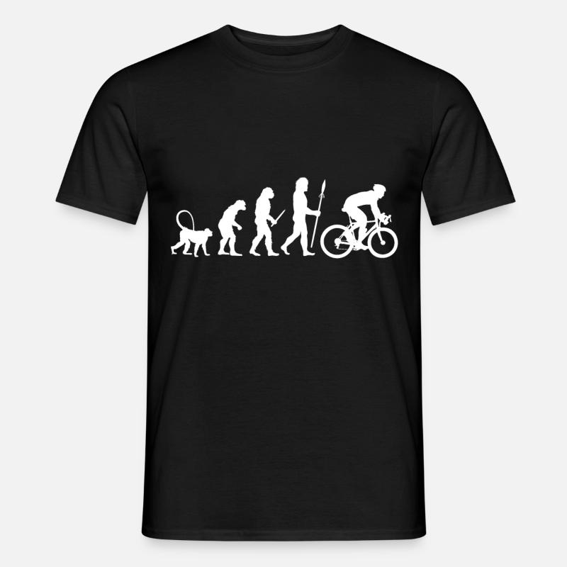 Evolution cyclists - Men’s T-shirt - black