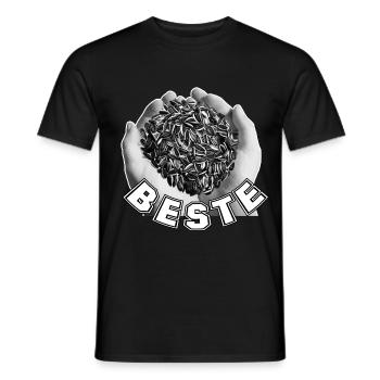 Sonnenblumenkerne Beste - Männer T-Shirt - Schwarz - Vorne - AI Model Male 178 light (178cm)