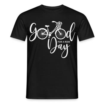 Bicycle - Men's T-Shirt - black - Front - AI Model Male 178 light (178cm)