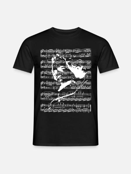 Beethoven - Männer T-Shirt - Schwarz
