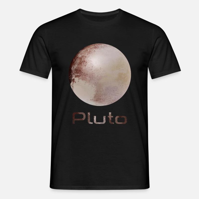 Pluto - Männer T-Shirt - Schwarz