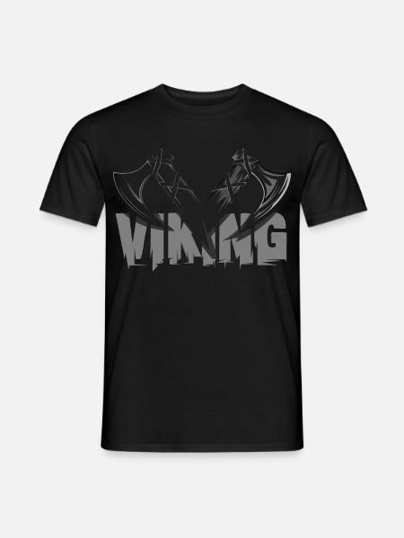 Viking Axe AX Symbole Vikings Vikings Vikings - T-shirt homme - noir
