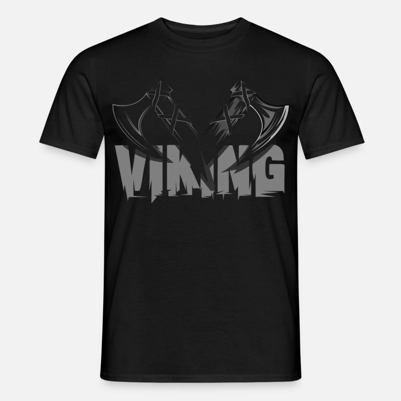 viking axt ax symbol vikings wikinger - Männer T-Shirt - Schwarz