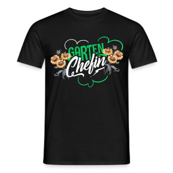 Chef de jardin - T-shirt homme - noir - Devant - AI Model Male 178 light (178cm)