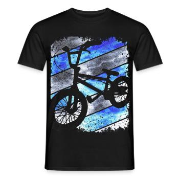 Bmx - BMX - bmx Fahrrad Bike - BMX Fahren - Männer T-Shirt - Schwarz - Vorne - AI Model Male 178 light (178cm)
