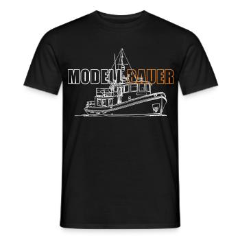 Modellbau Schiffe - Männer T-Shirt - Schwarz - Vorne - AI Model Male 178 light (178cm)