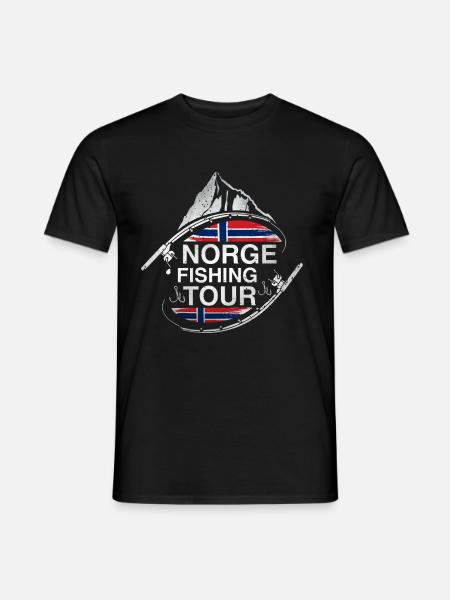 Norge Fishing Tour - Men's T-Shirt - black