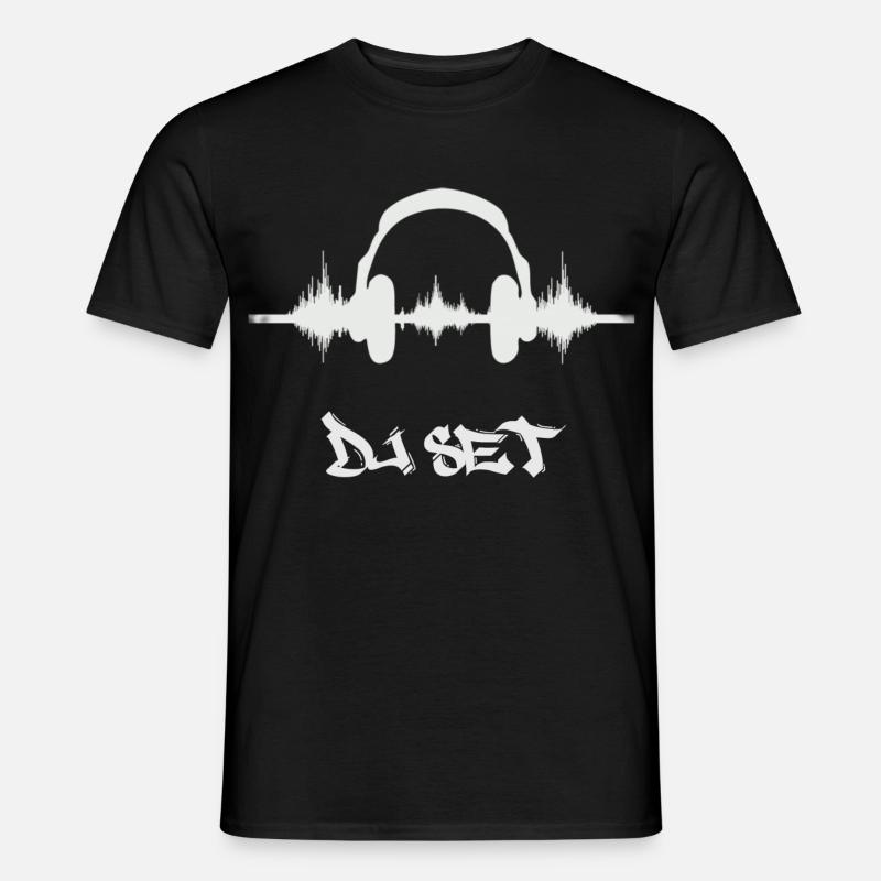 Der DJ - Männer T-Shirt - Schwarz